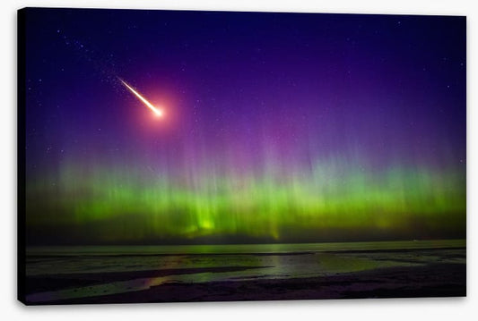 The aurora comet