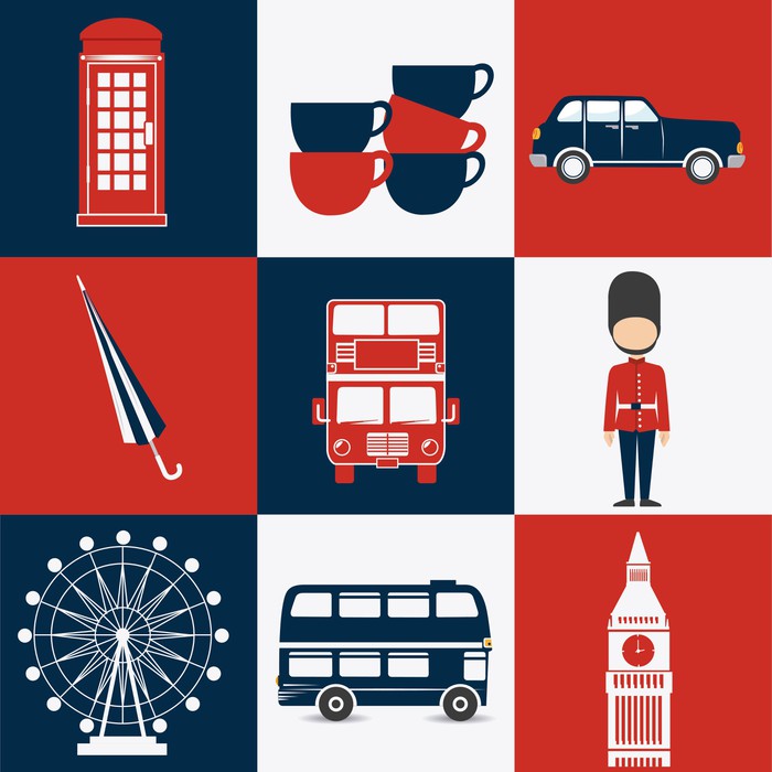 Iconic London pop art