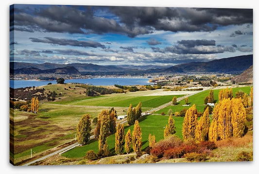 Clouds and countryside