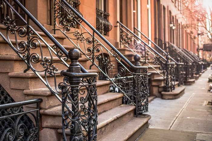 Brownstone facades