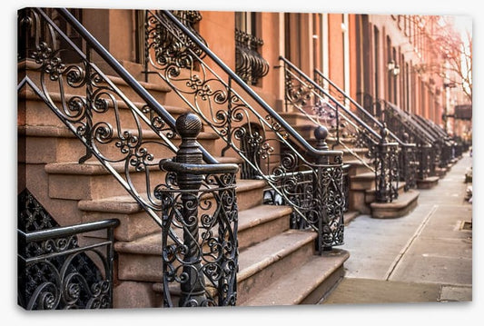 Brownstone facades