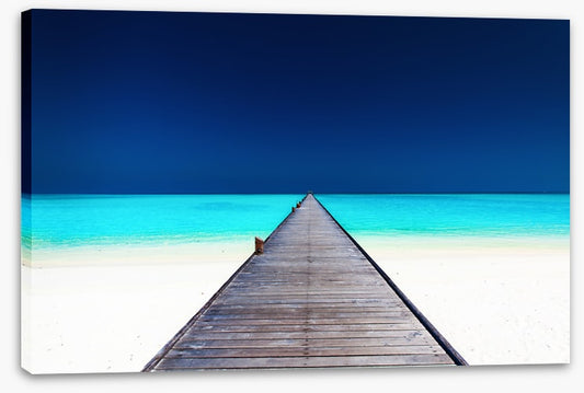 Pier into the blue