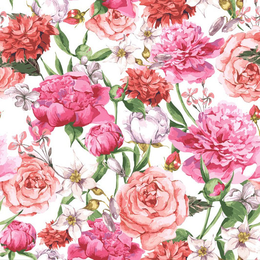 Peonies and Roses