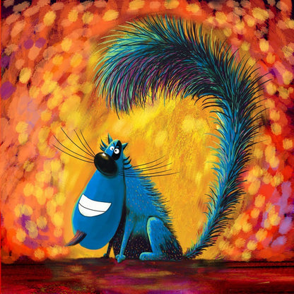 The smiling cat