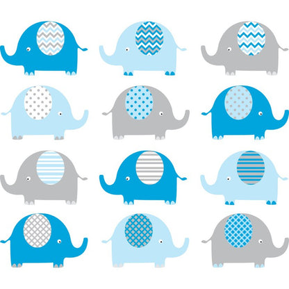 Baby blue elephants