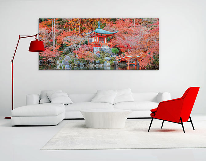 Kyoto temple in Autumn