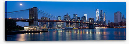 Manhattan moon panorama
