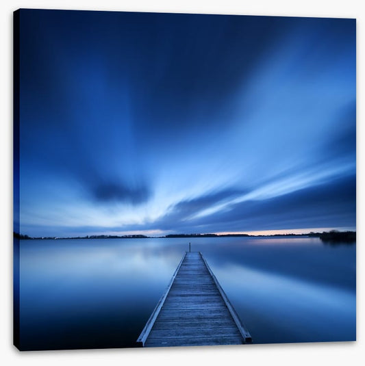 Blue dawn jetty