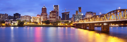 Portland city lights
