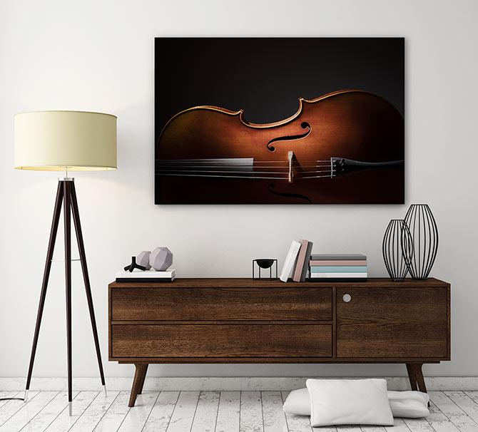 Cello silhouette