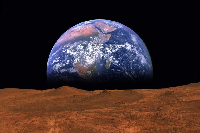 Earth rising