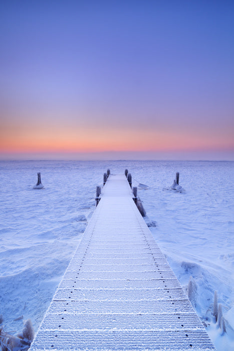 To the frozen sunset