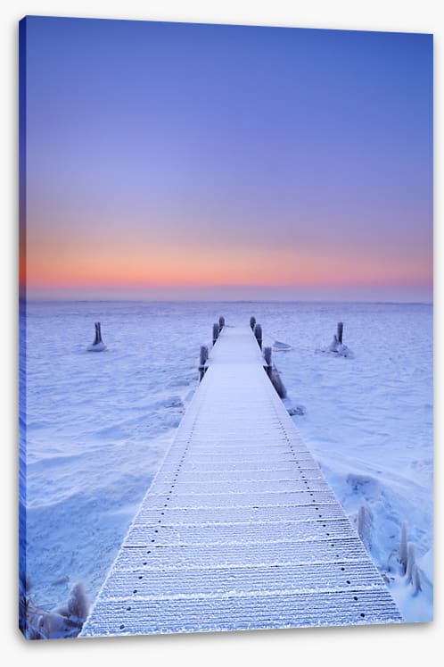To the frozen sunset