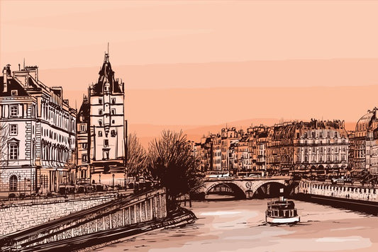 The banks of the River Seine