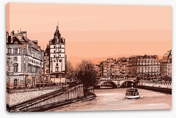 The banks of the River Seine