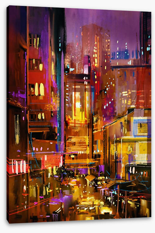 Twilight in the city