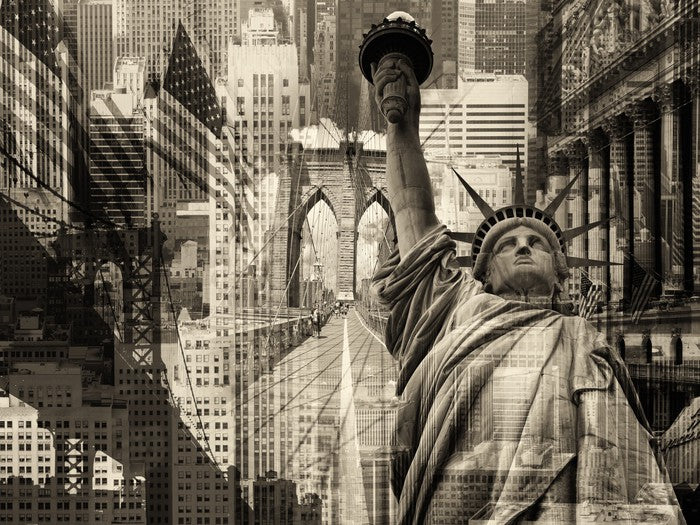 Manhattan in mono