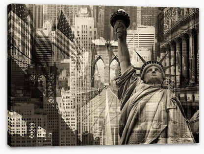 Manhattan in mono