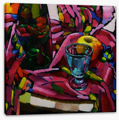The blue glass