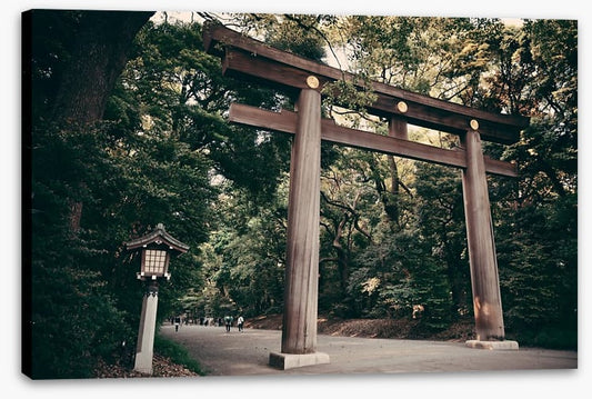 Below the Meiji gate