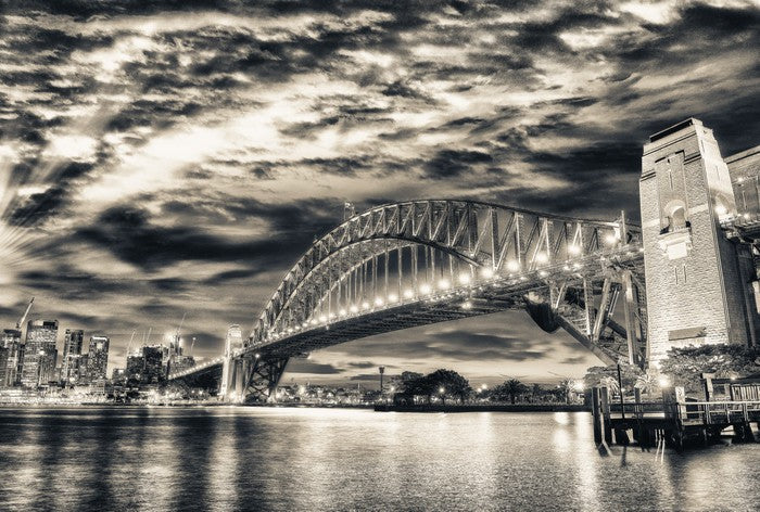 Dramatic Sydney harbour
