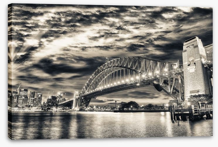 Dramatic Sydney harbour