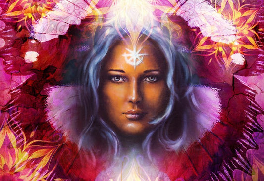 Butterfly wing goddess
