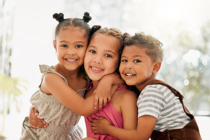 3 x Children with blurred background
