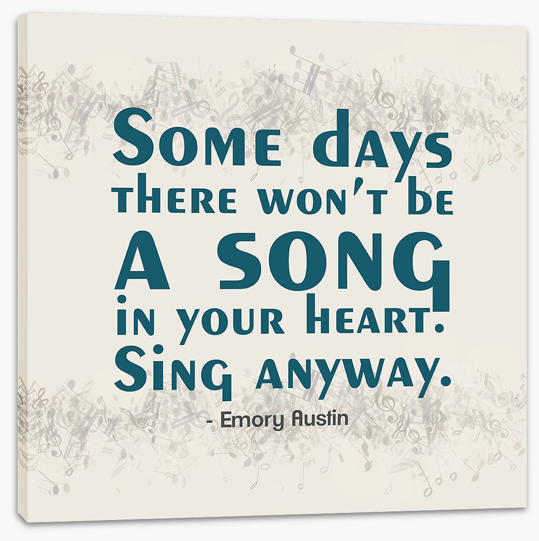 Sing anyway