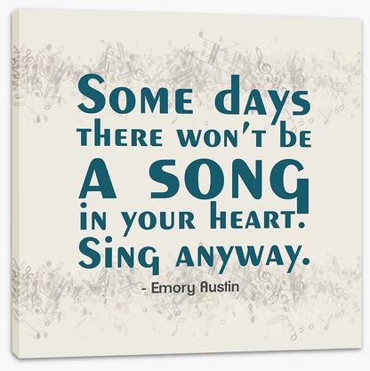 Sing anyway