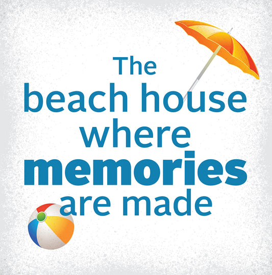At the beach house