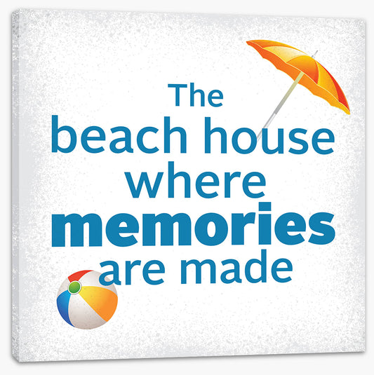 At the beach house