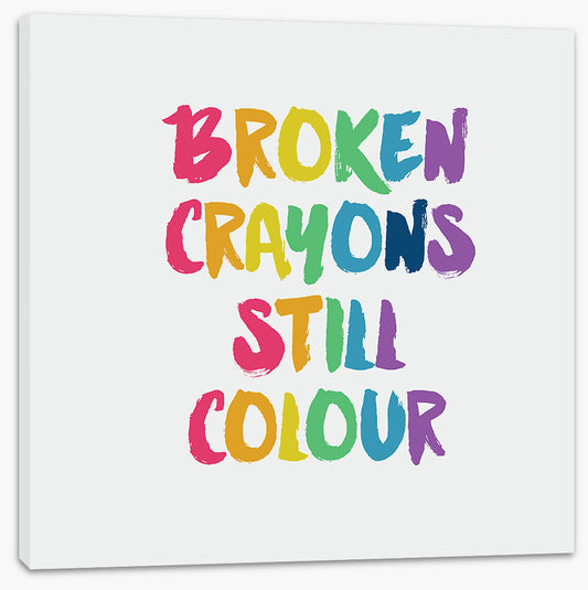 Broken crayons