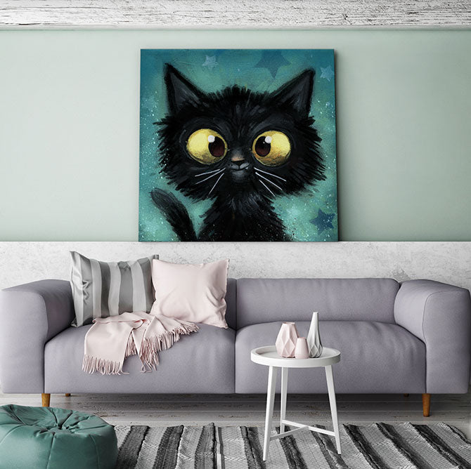 The black cat