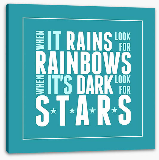 Rainbows and stars