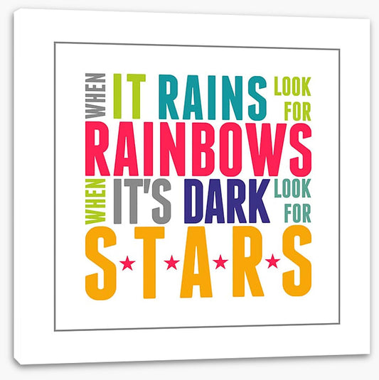 Rainbows and stars