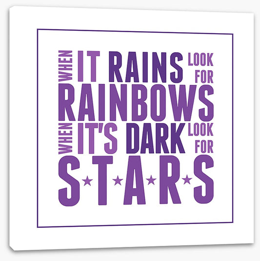Rainbows and stars