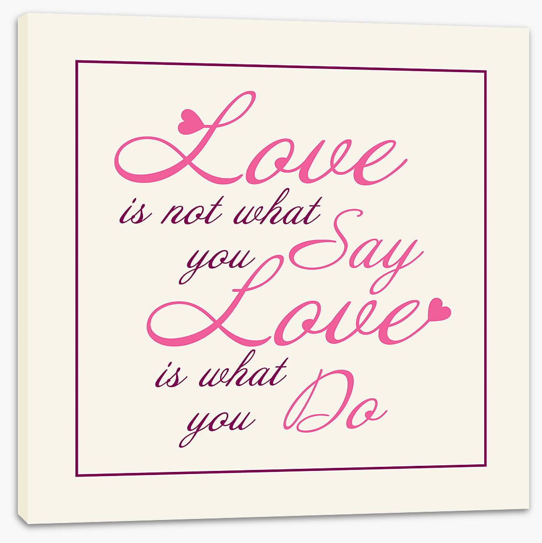 Love is what you do