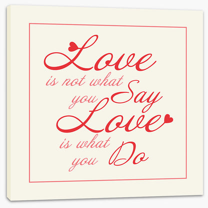 Love is what you do