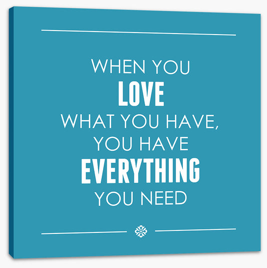 Everything you need