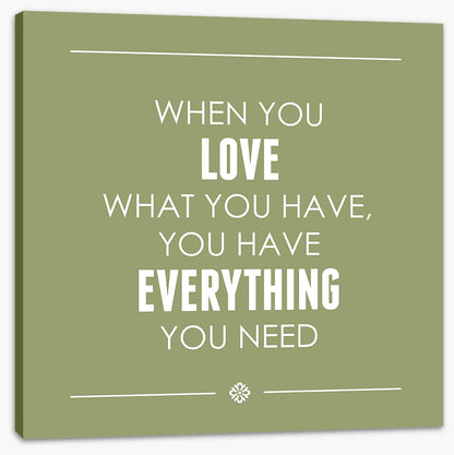 Everything you need