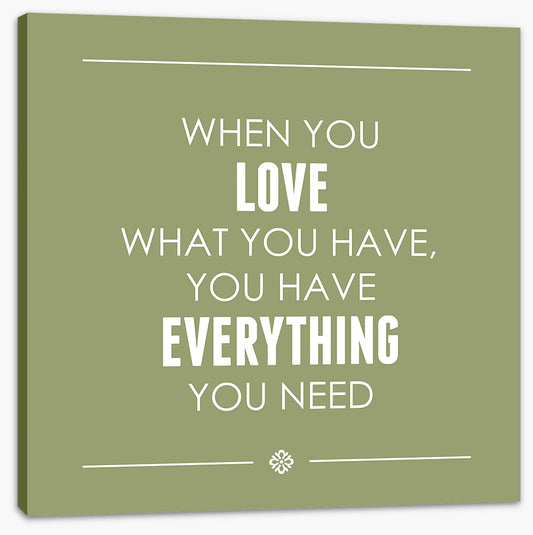 Everything you need
