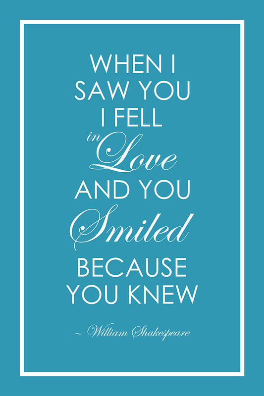 Because you knew