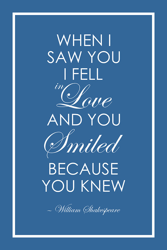 Because you knew