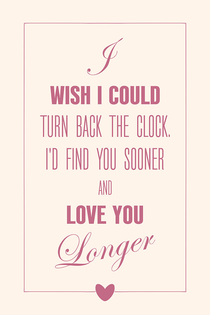 Love you longer