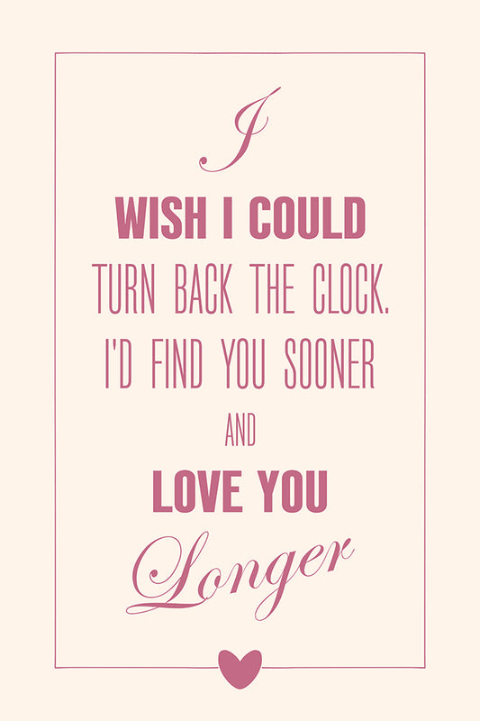 Love you longer