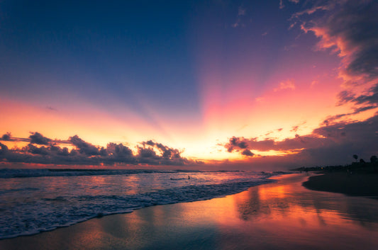 Soft Bali sunset