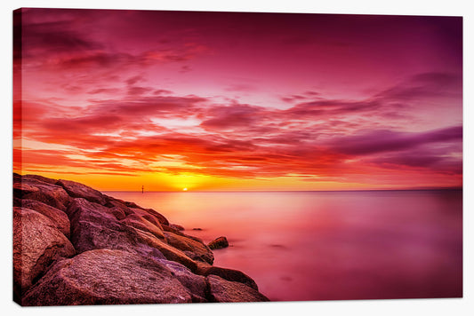 Carrum beach sunset