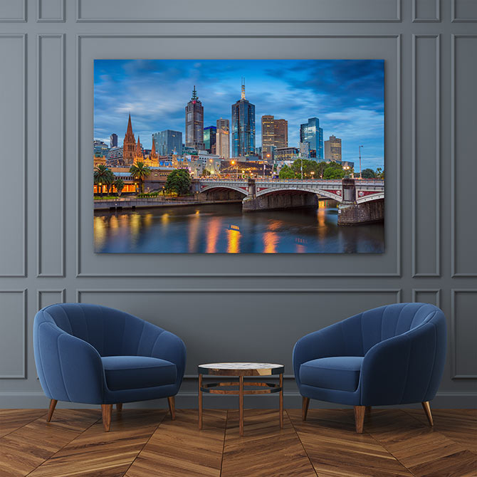 Melbourne twilight blues