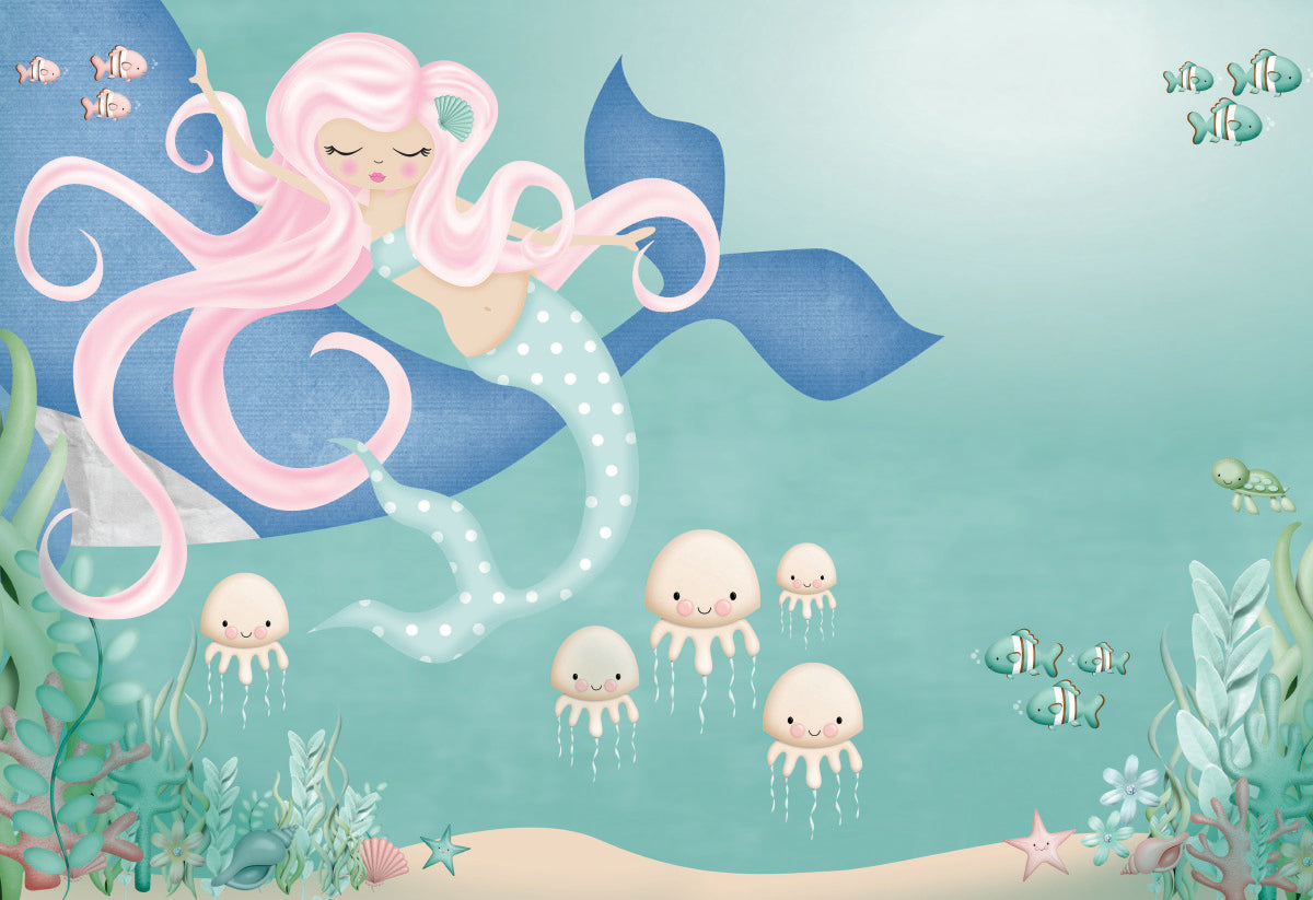 Mermaid and the whale